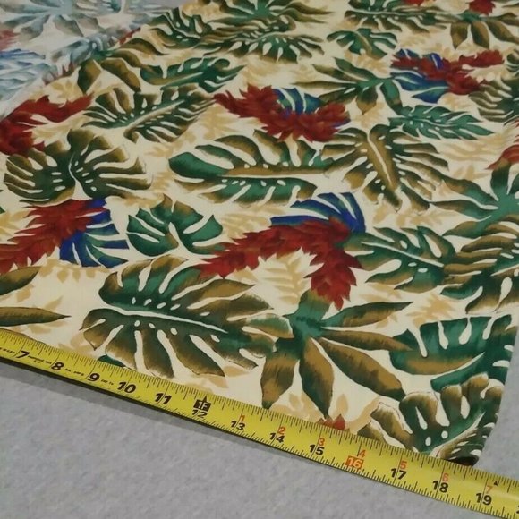 Hilo Hattie Hawaiian Red Ginger Faux Wrap Dress - Picture 9 of 12